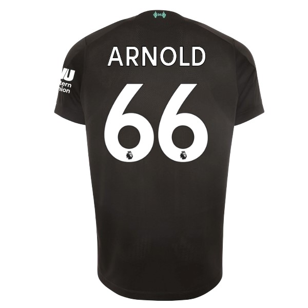 Camiseta Liverpool NO.66 Arnold Replica Tercera Ropa 2019/20 Negro